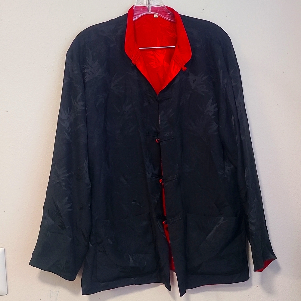 Chico's Double Layer Embroidered Silk.